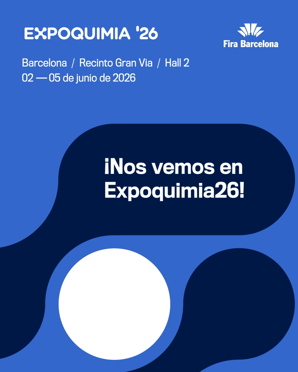 Estamos en Expoquimia 2026: ven a vernos en el Stand E21